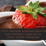 Jagoda u topljenoj čokoladi