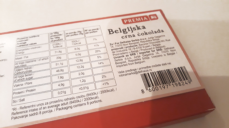 Uvoznik belgijske čokolade