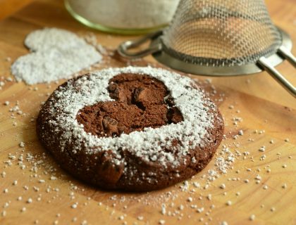 Čokoladni brownies u obliku srca