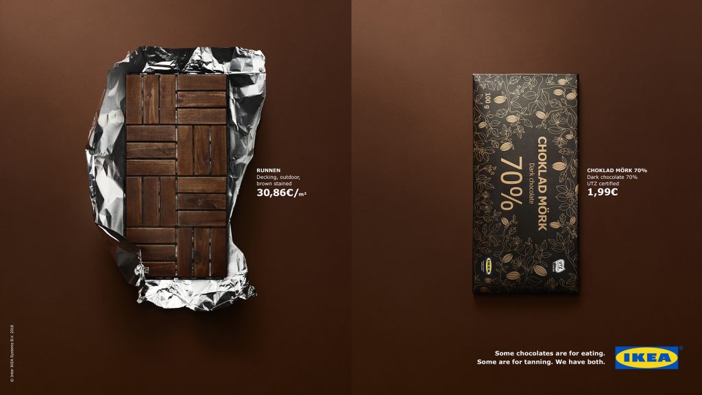 Ikea posteri sa čokoladom